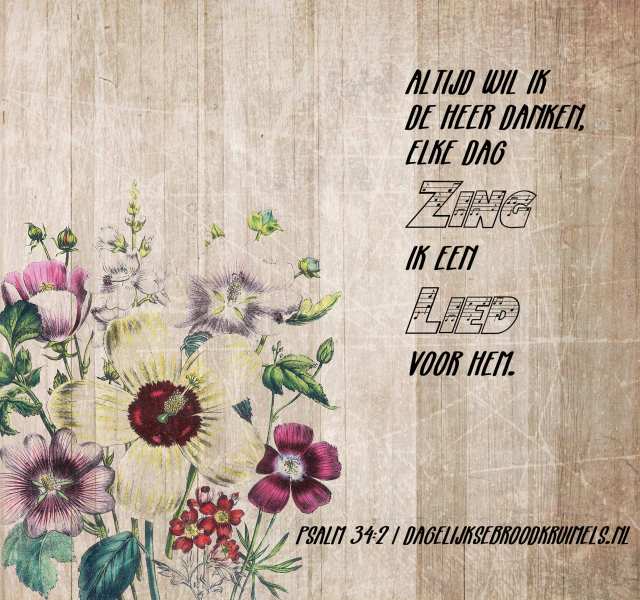 Psalm 34 vers 2