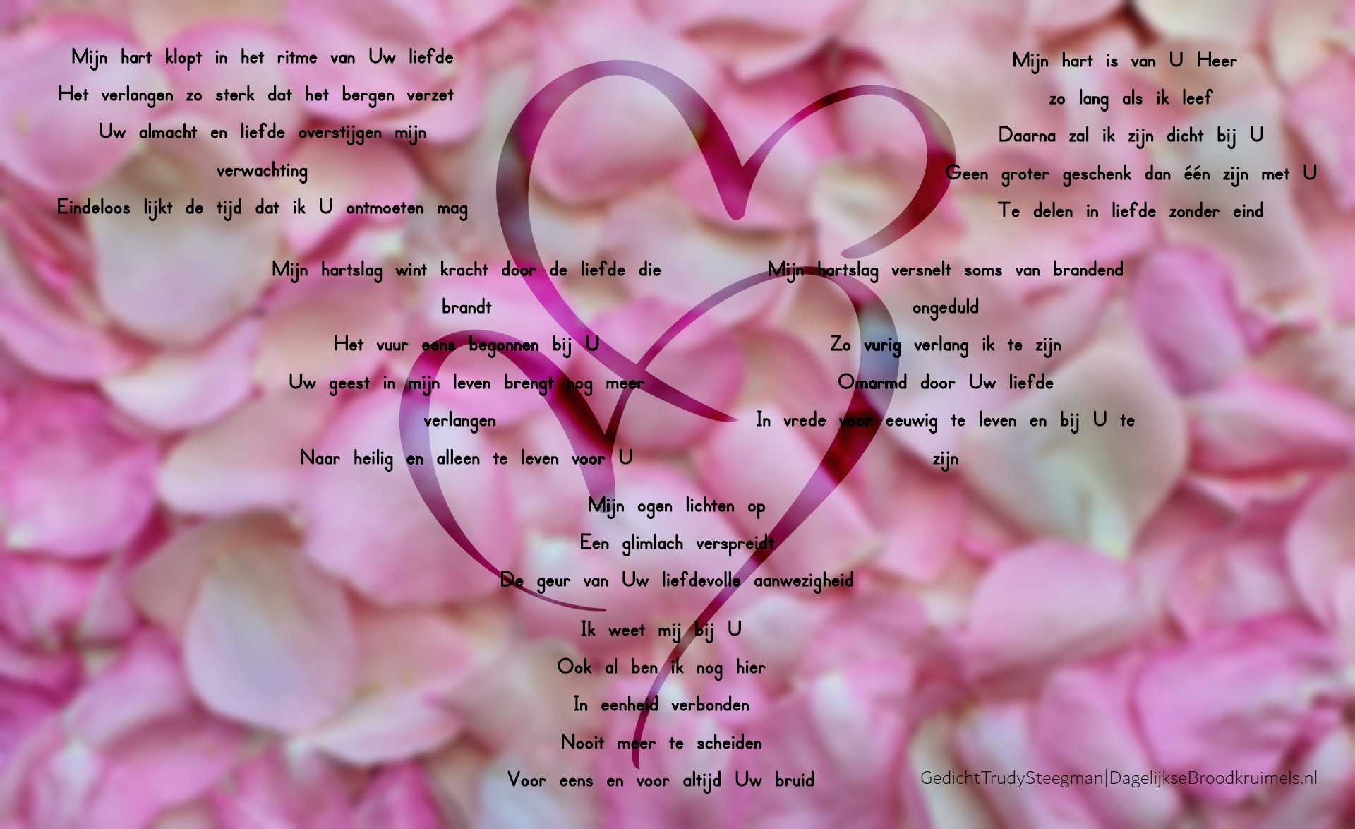 Mijn Hart klopt... Trudy Steegman