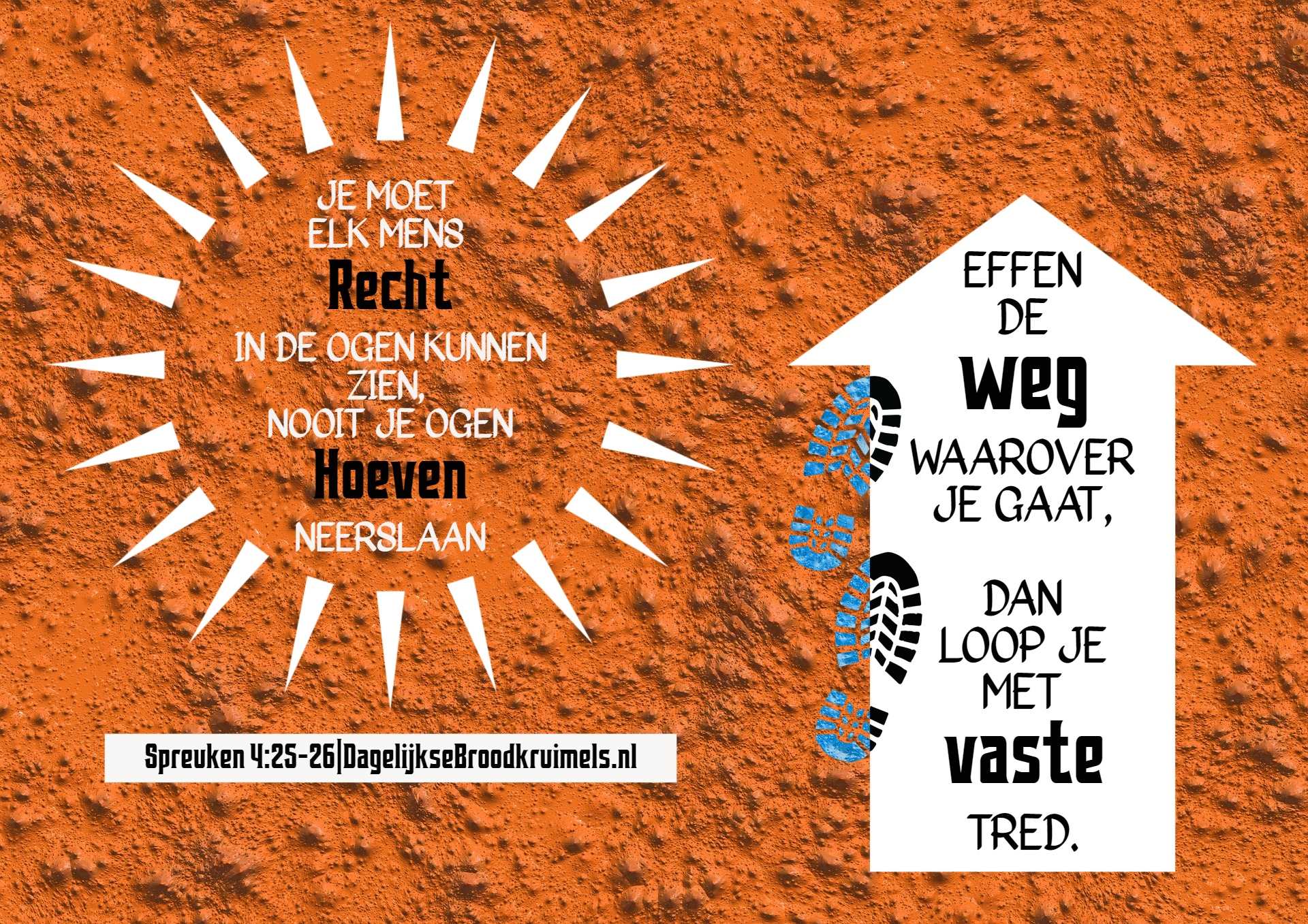 Spreuken 4 vers 25-26