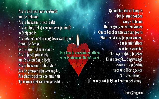 GEloof dan dat er hoop is