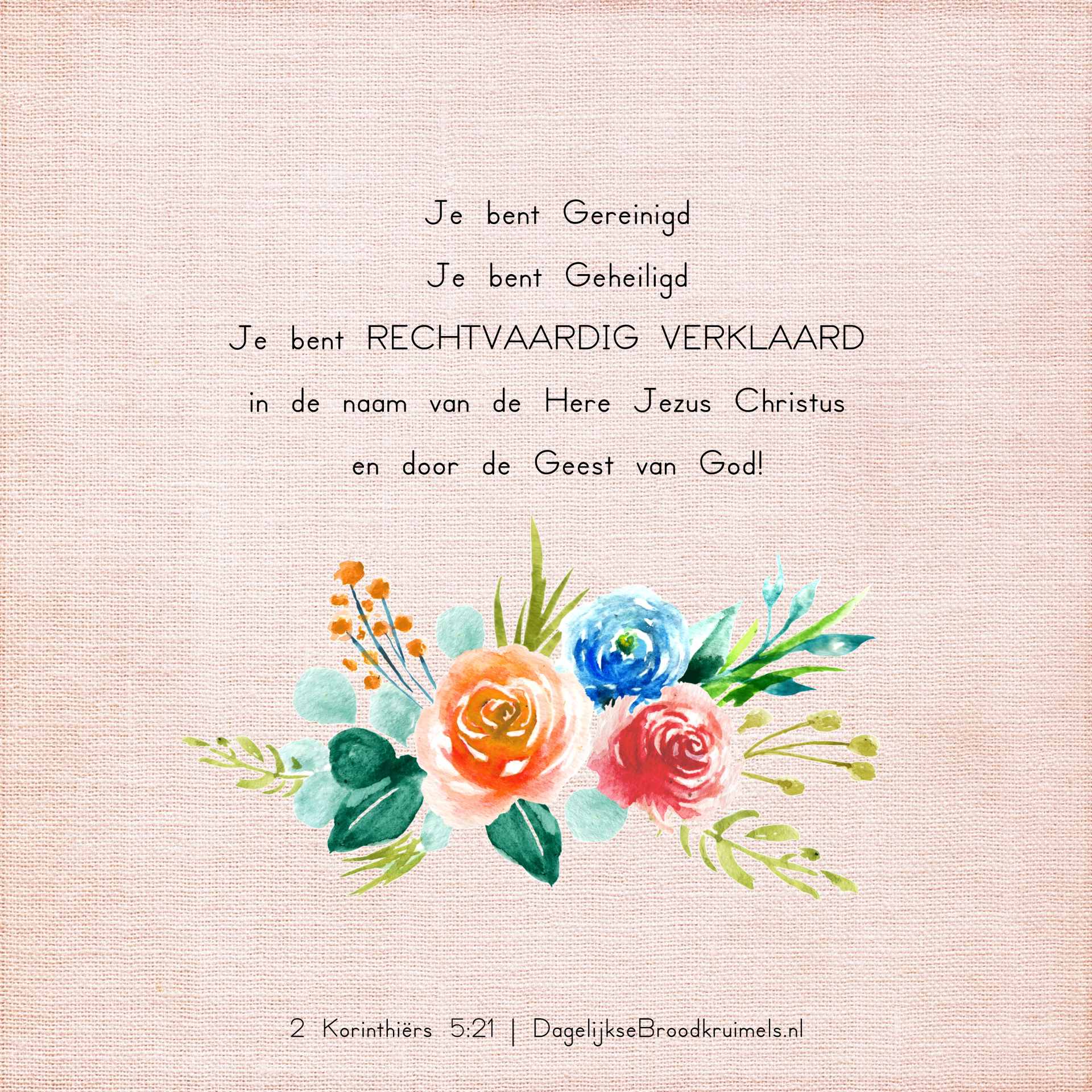 2 Korinthiërs 5 vers 21