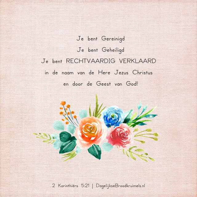 2 Korinthiërs 5 vers 21